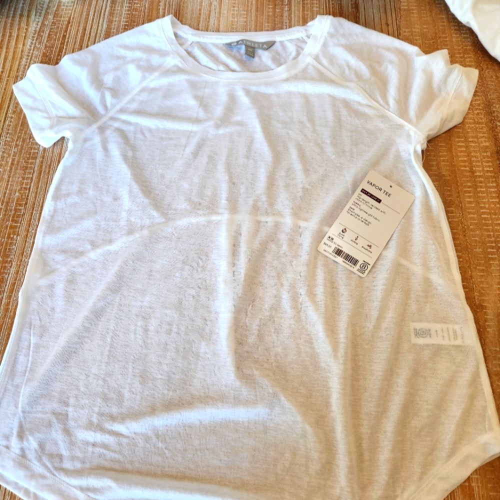 Athleta vapor tee white xs